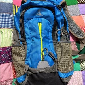 Blue and Gray Adventure Backpack